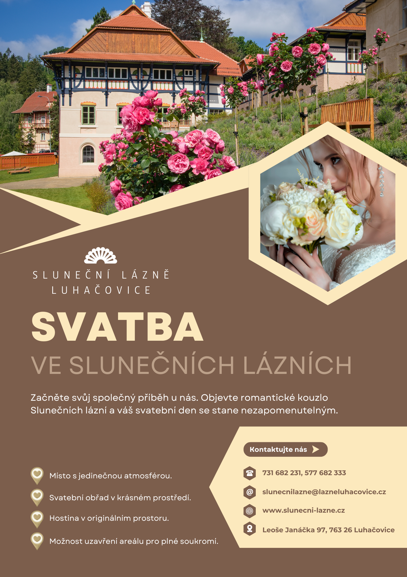 Hochzeit in den Sluneční Lázně